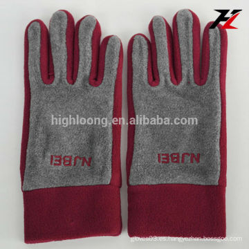 Guantes de lana roja de alta calidad con precio barato